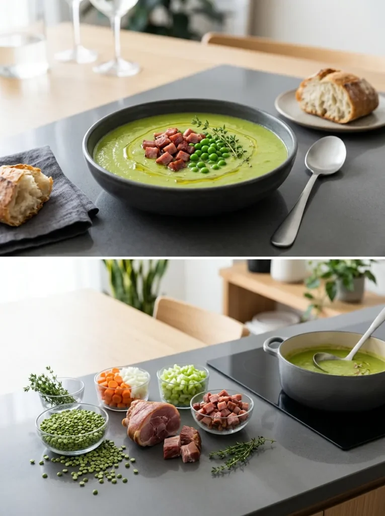 Smoky Ham Pea Soup