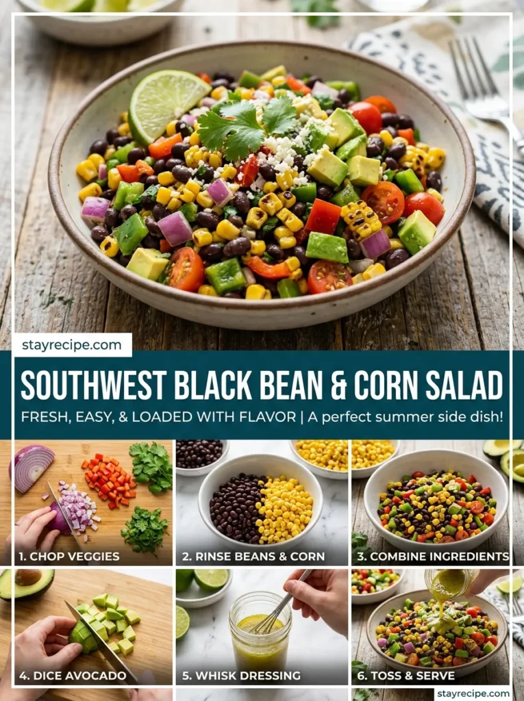 Southwest Black Bean Corn Salad