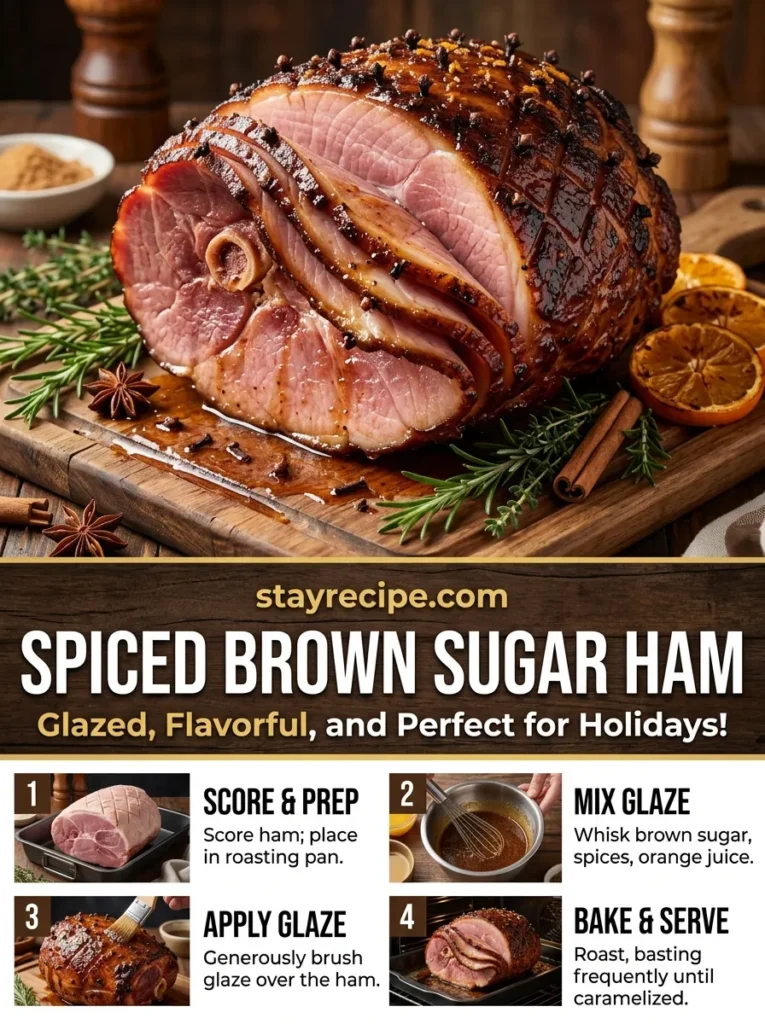 Spiced Brown Sugar Ham Honey Baked Ham Recipe