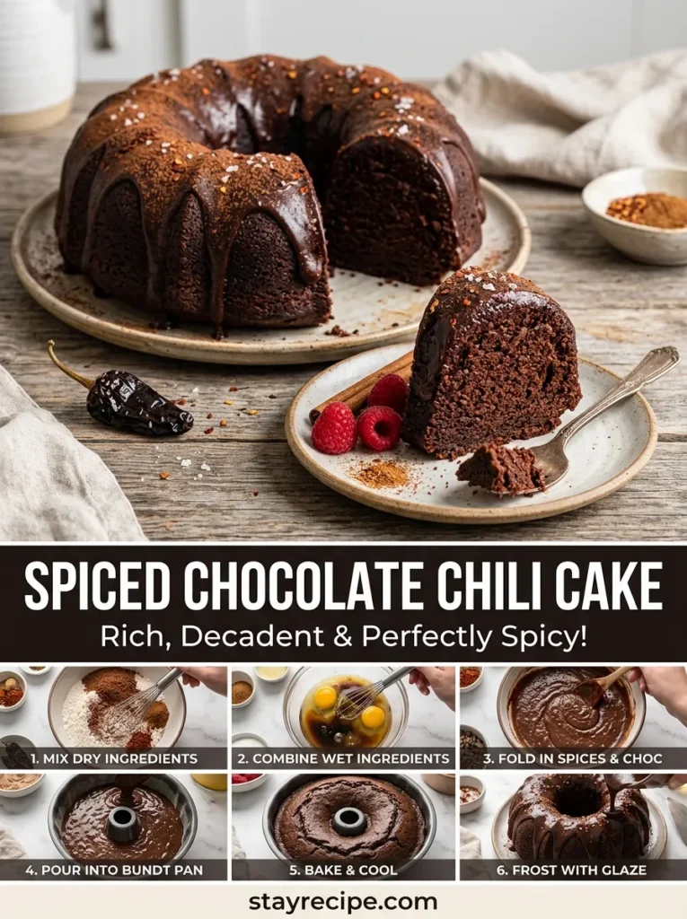 Spiced Chocolate Chili Cake