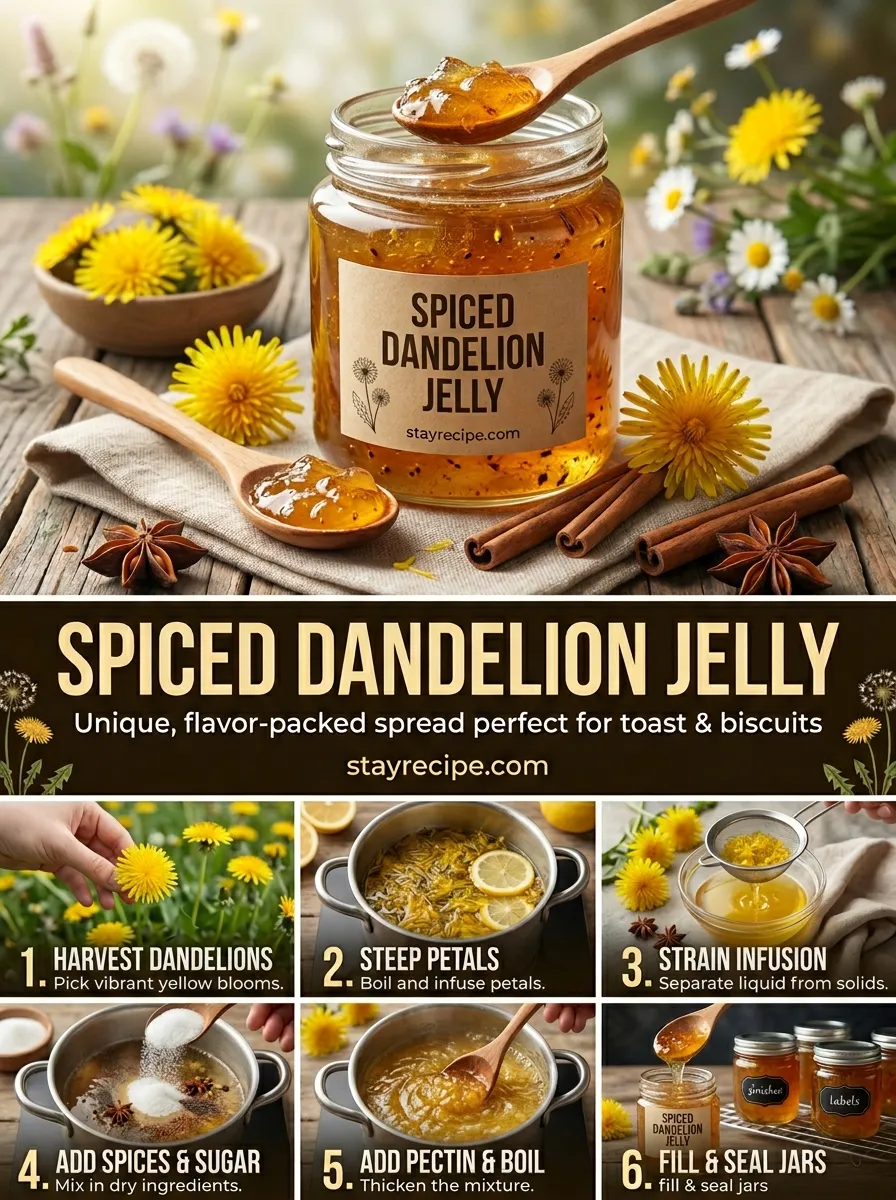 Spiced Dandelion Jelly