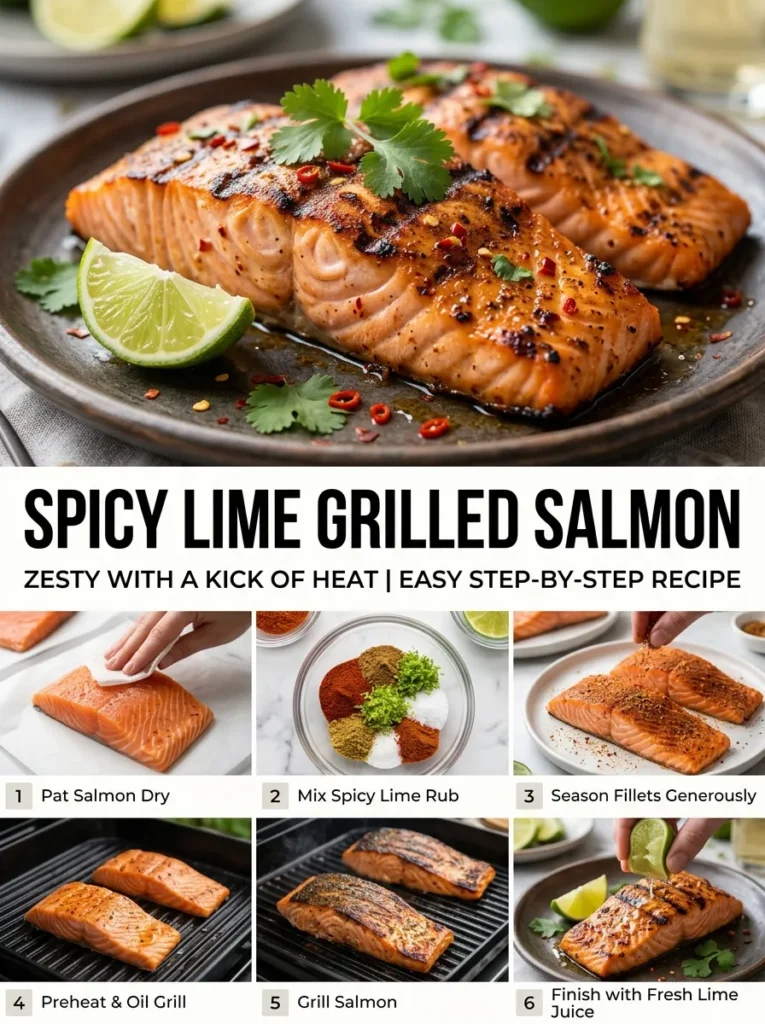 Spicy Lime Grilled Salmon