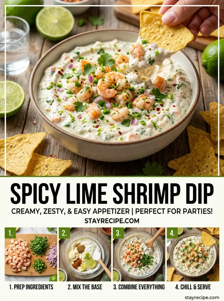 Spicy Lime Shrimp Dip Pool Snacks