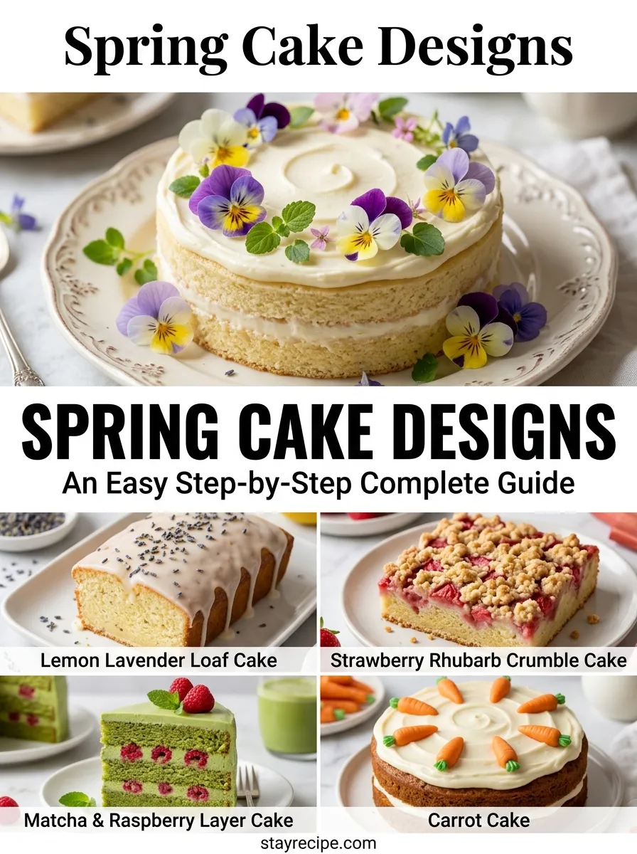 Spring Cake Designs: An Easy Step-by-Step Complete Guide