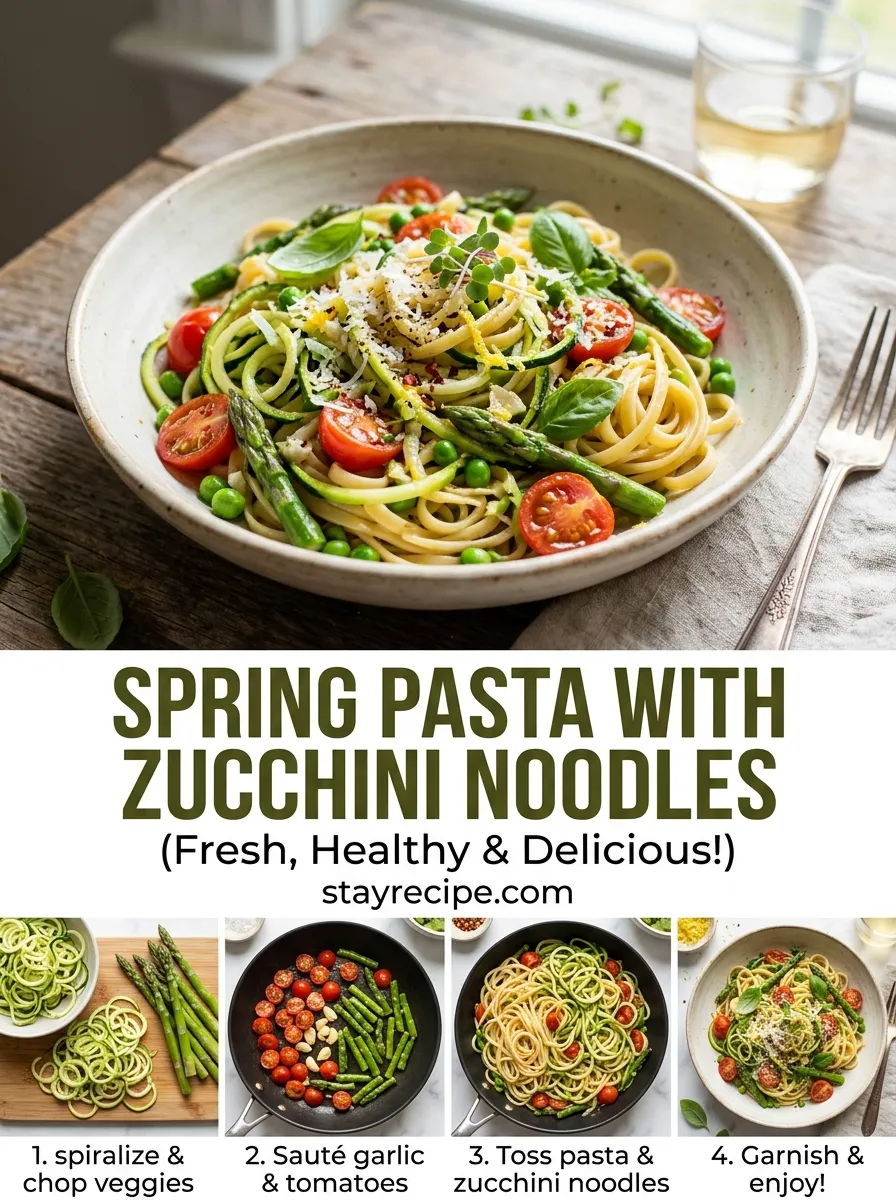 Spring Pasta Zucchini Noodles