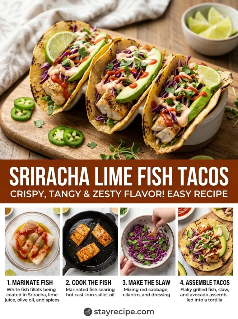 Sriracha Lime Fish Tacos
