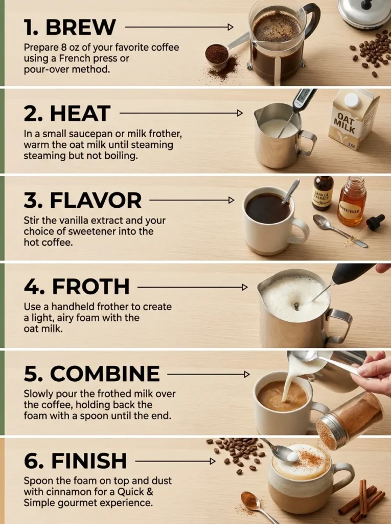 Step By Step Instruction This Recipe Coffe