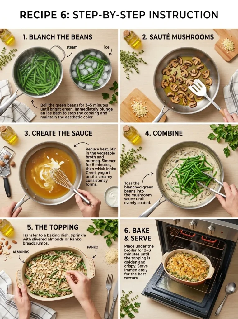 Step By Step Instruction This Recipe Green Bean Casserole