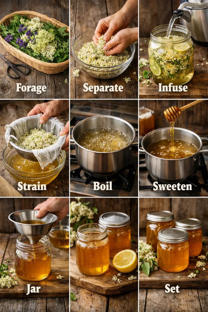 Step By Step Instructions Dandelion Jelly