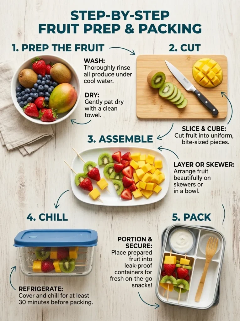 Step By Step Instructions Beach Snacks