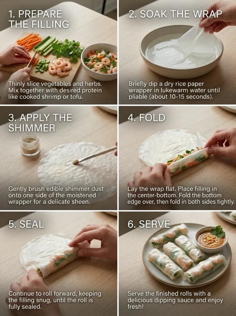 Step By Step Instructions Glitter Dumpling