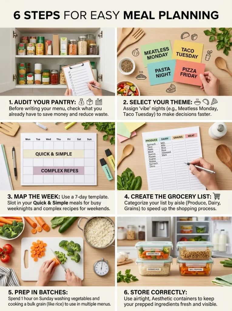 Step By Step Instructions Meal Planning Menus