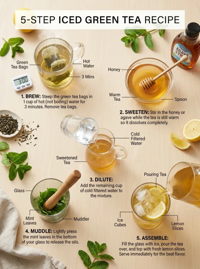 Step By Step Instructions Spring Drinks