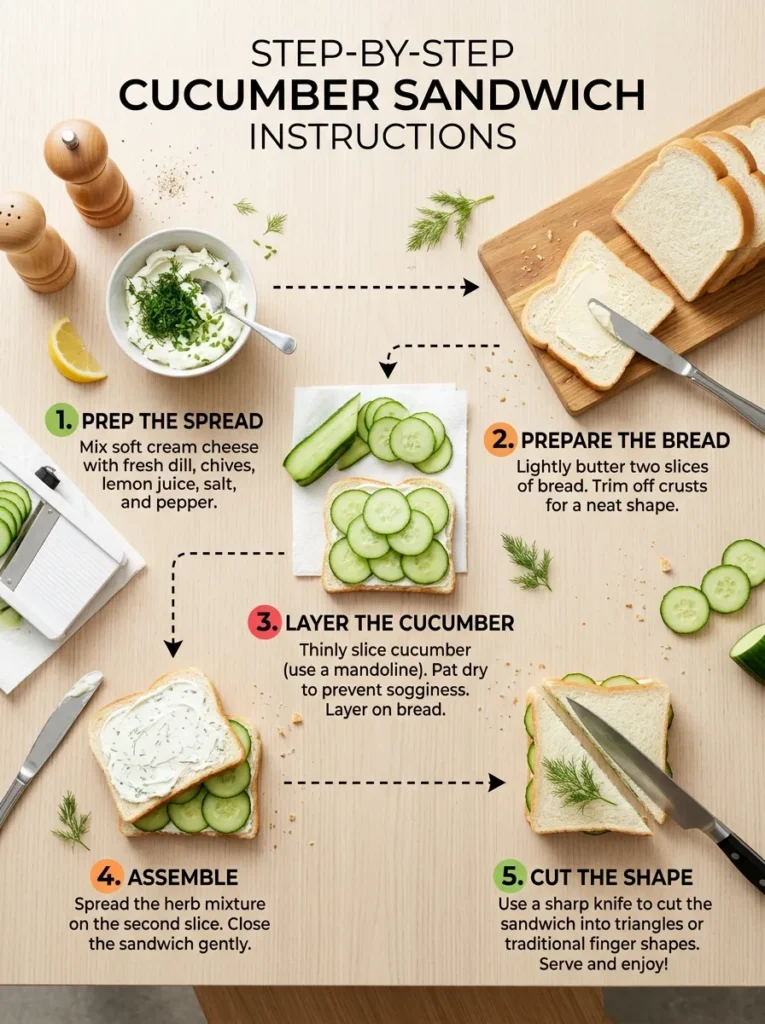 Step By Step Instructions Tea Party Sandwiches Recipes