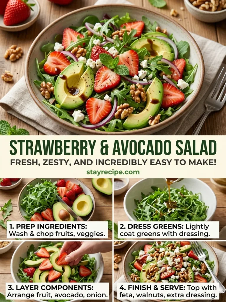 Strawberry Avocado Salad