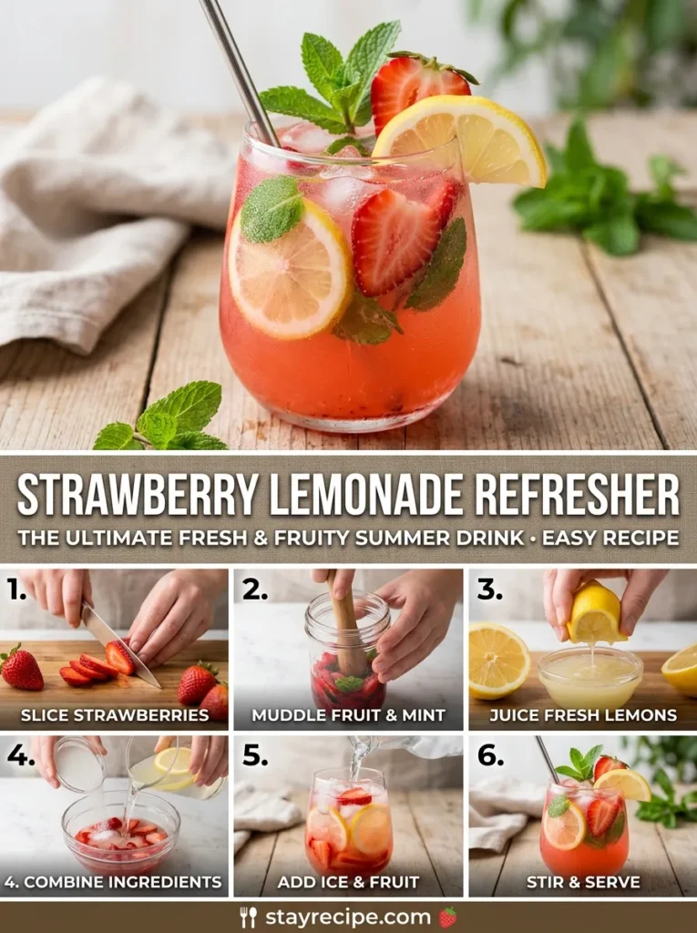 Strawberry Lemonade Starbucks Summer Drinks