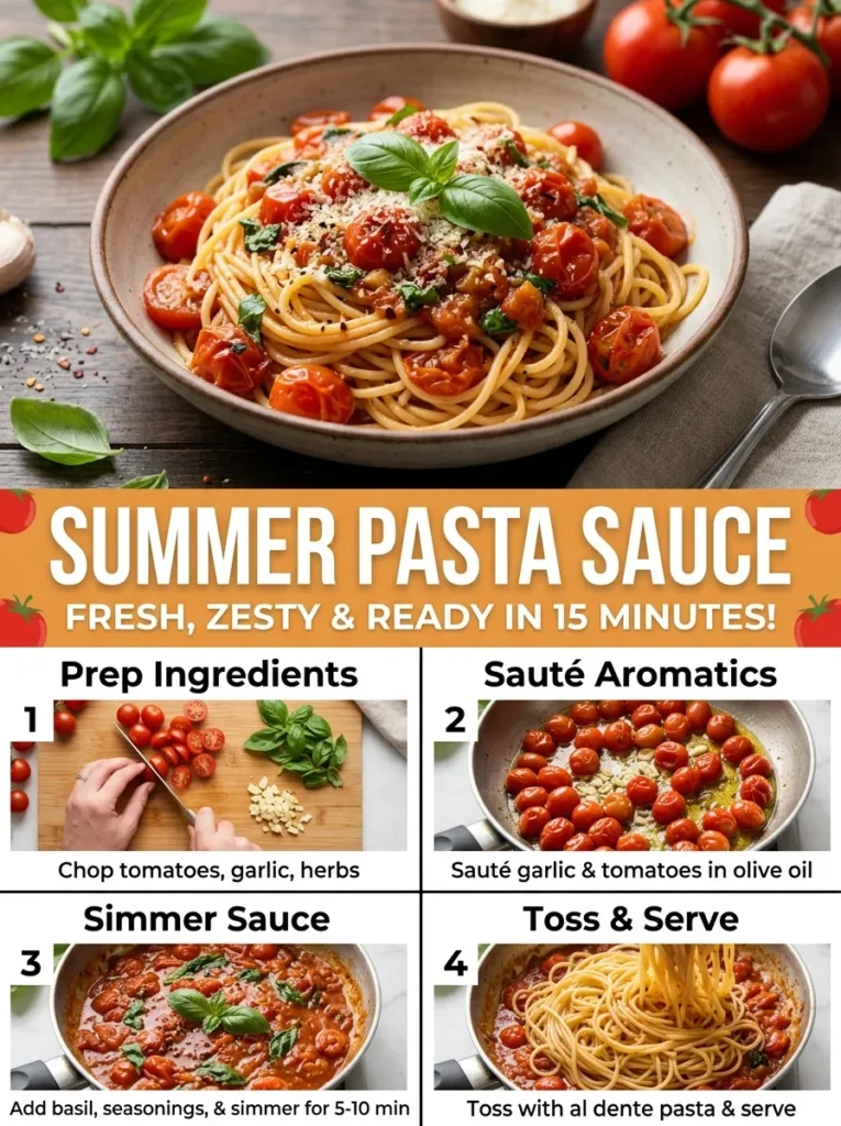 Summer Pasta Sauce Summer Crockpot Recipes