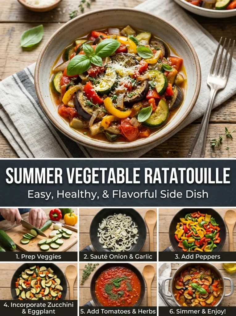 Summer Vegetable Ratatouille Summer Crockpot Recipes