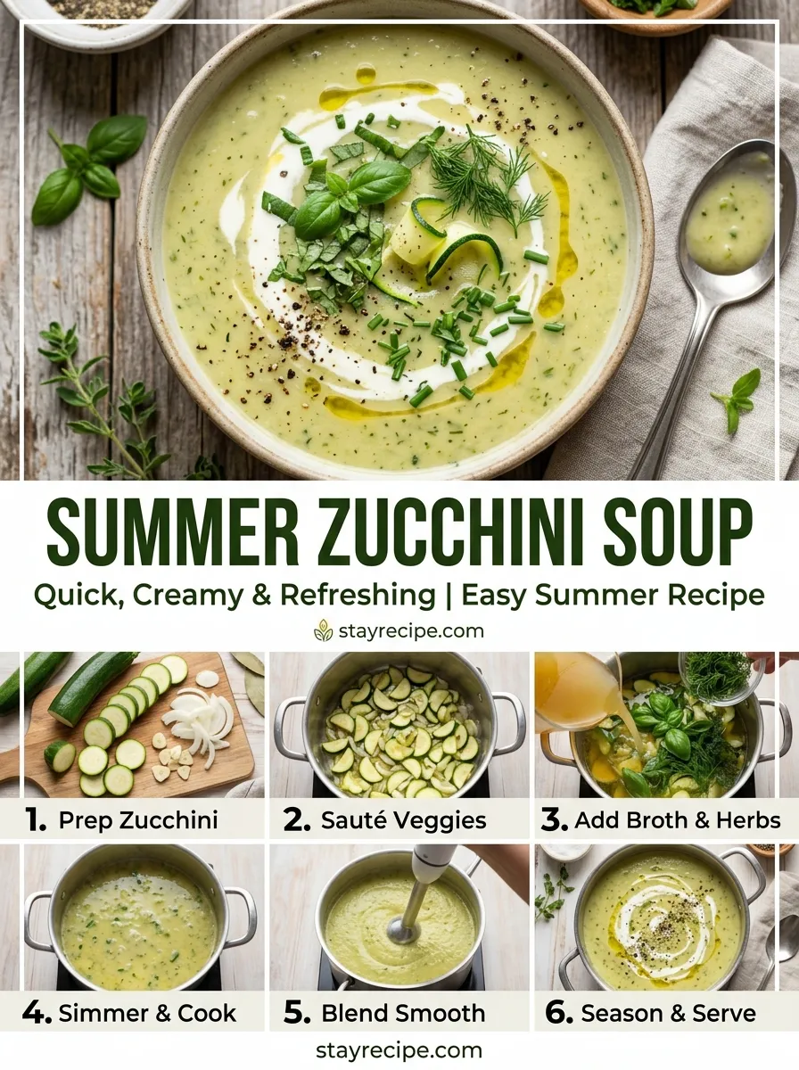 Summer Zucchini Soup Summer Soup