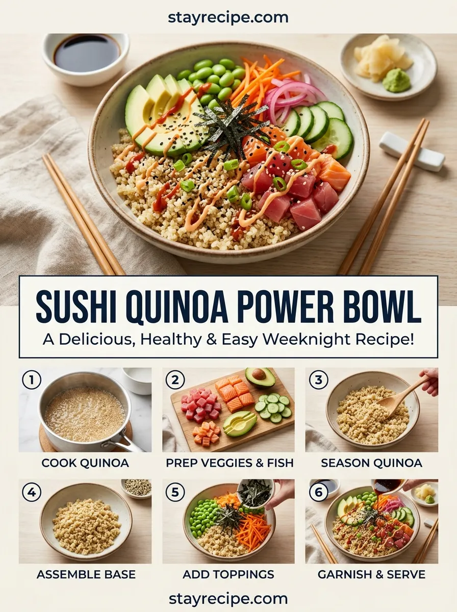 Sushi Quinoa Power Bowl Summer Meals