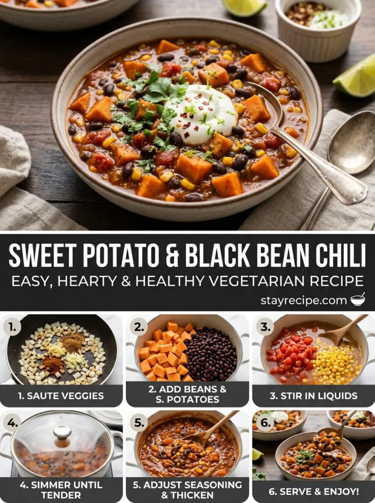 Sweet Potato Black Bean Chili Recipe Recipe