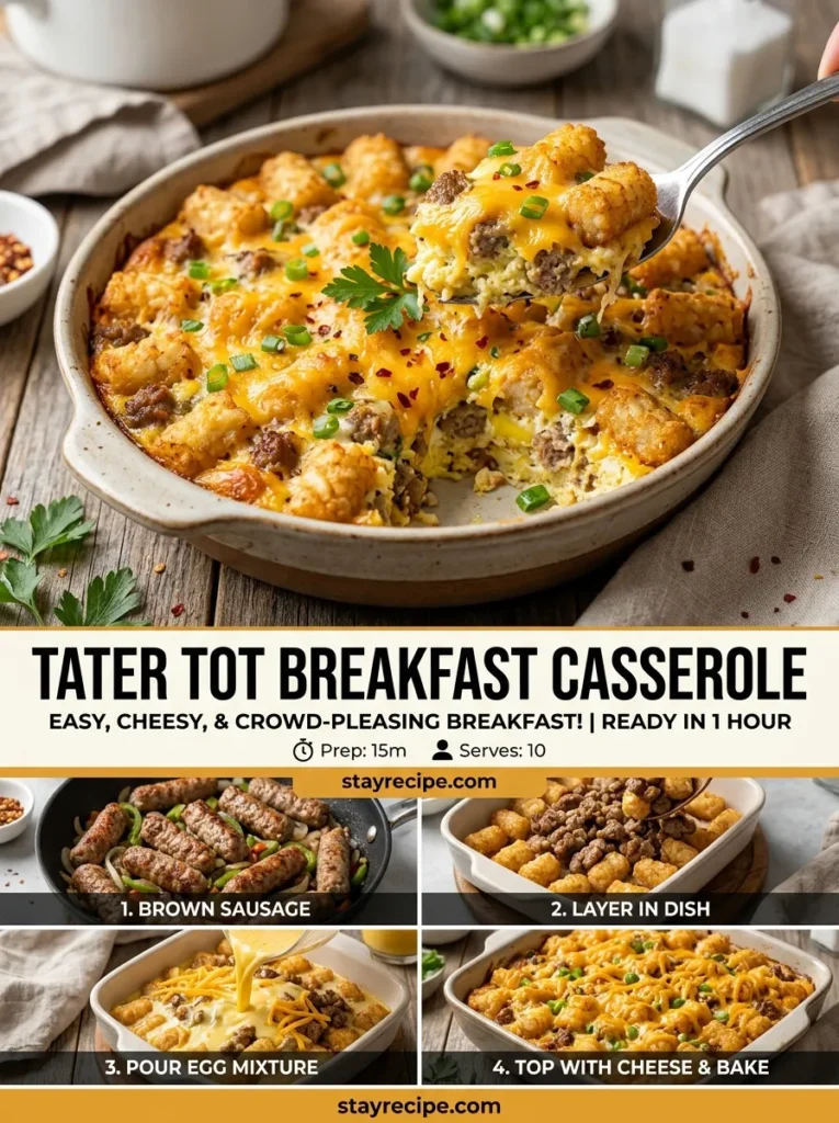 Tater Tot Breakfast Casserole