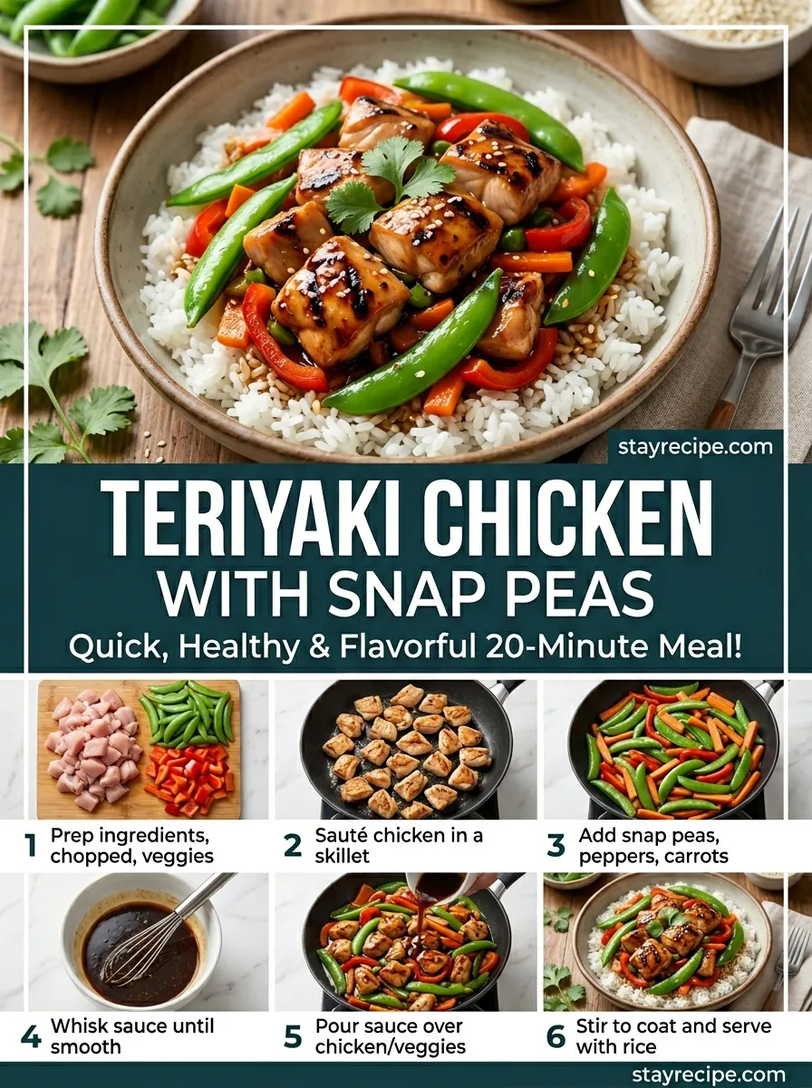 Teriyaki Chicken With Snap Peas Meals Summer Crockpot Meals