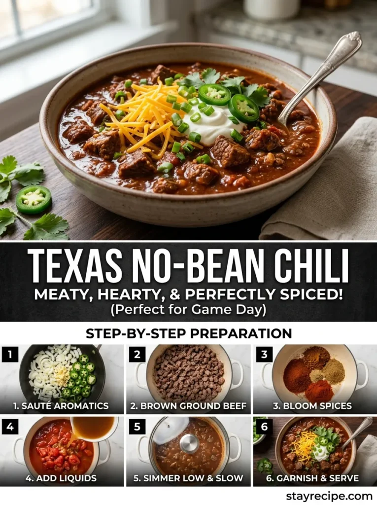 Texas No Bean Chili Recipe Recipe