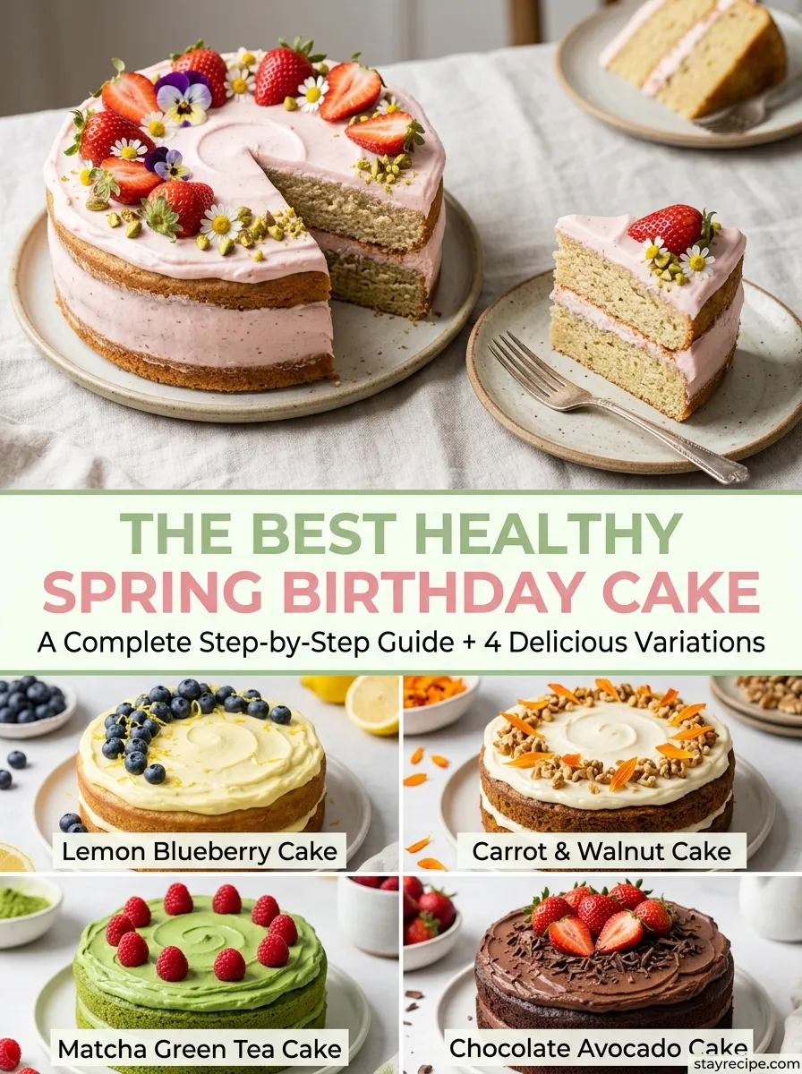 The Best Healthy Spring Birthday Cake: A Complete Step-by-Step Guide
