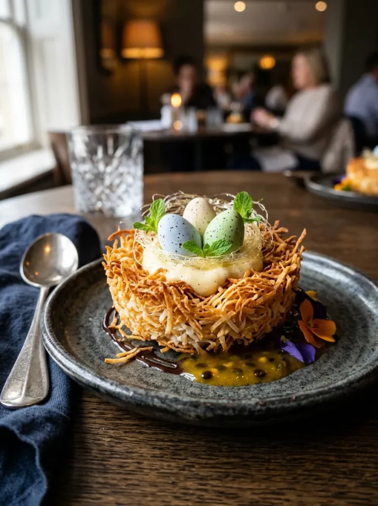 Toasted Coconut Birds Nest Occasion Ready