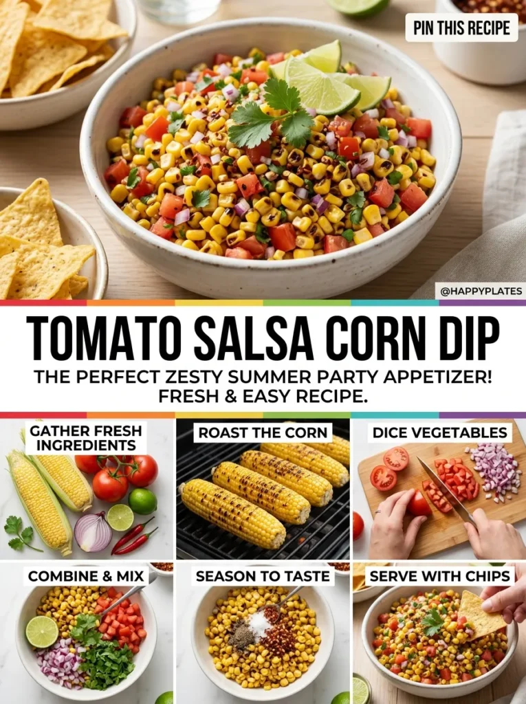 Tomato Salsa Corn Dip