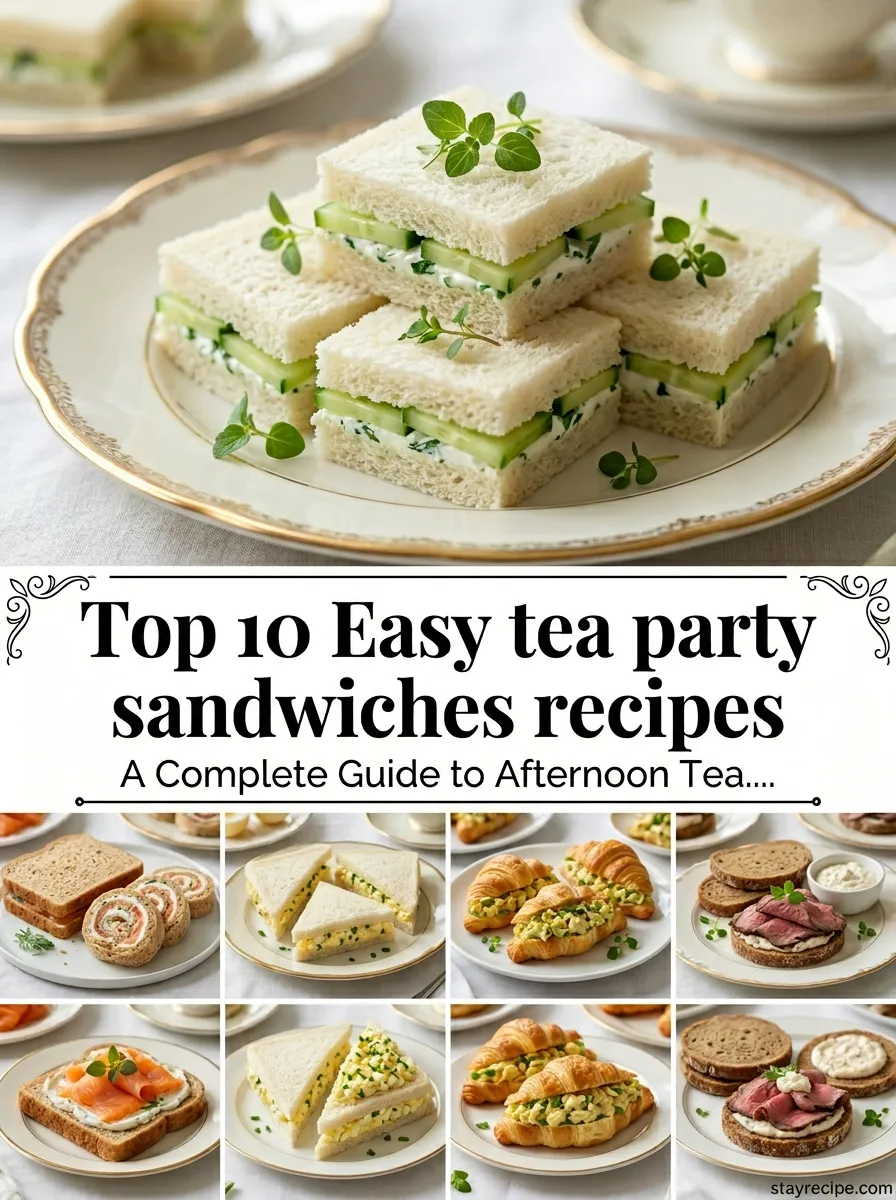 Top 10 Easy tea party sandwiches recipes: A Complete Guide to Afternoon Tea