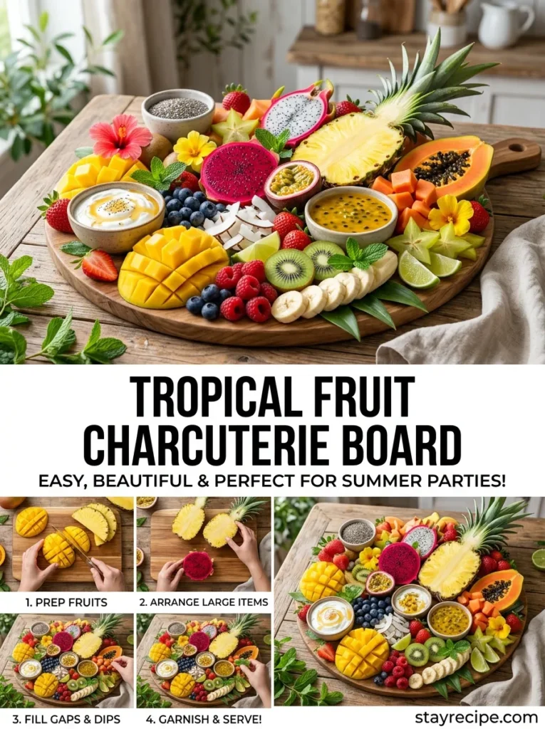 Tropical Fruit Charcuterie Board