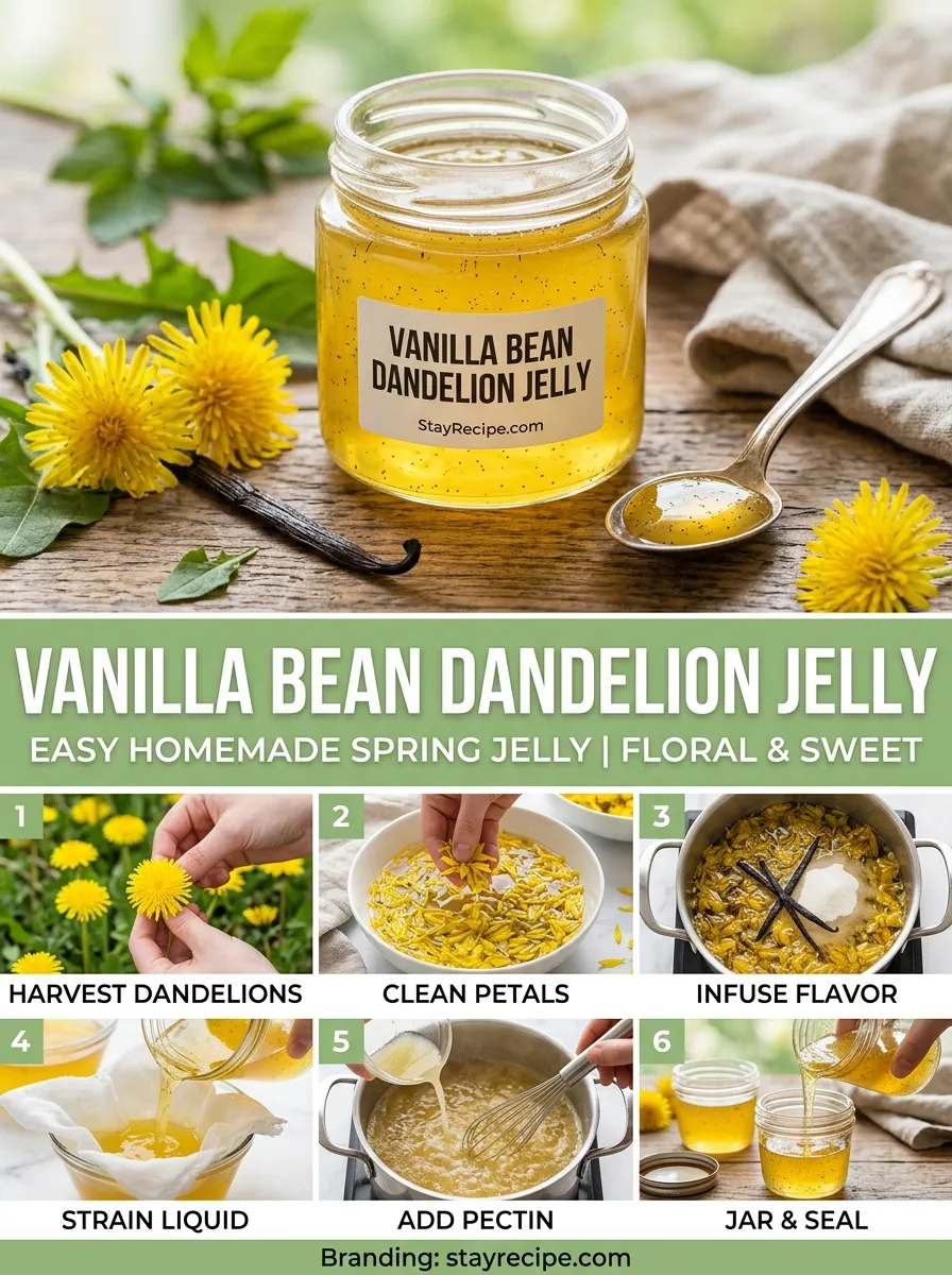 Vanilla Bean Dandelion Jelly