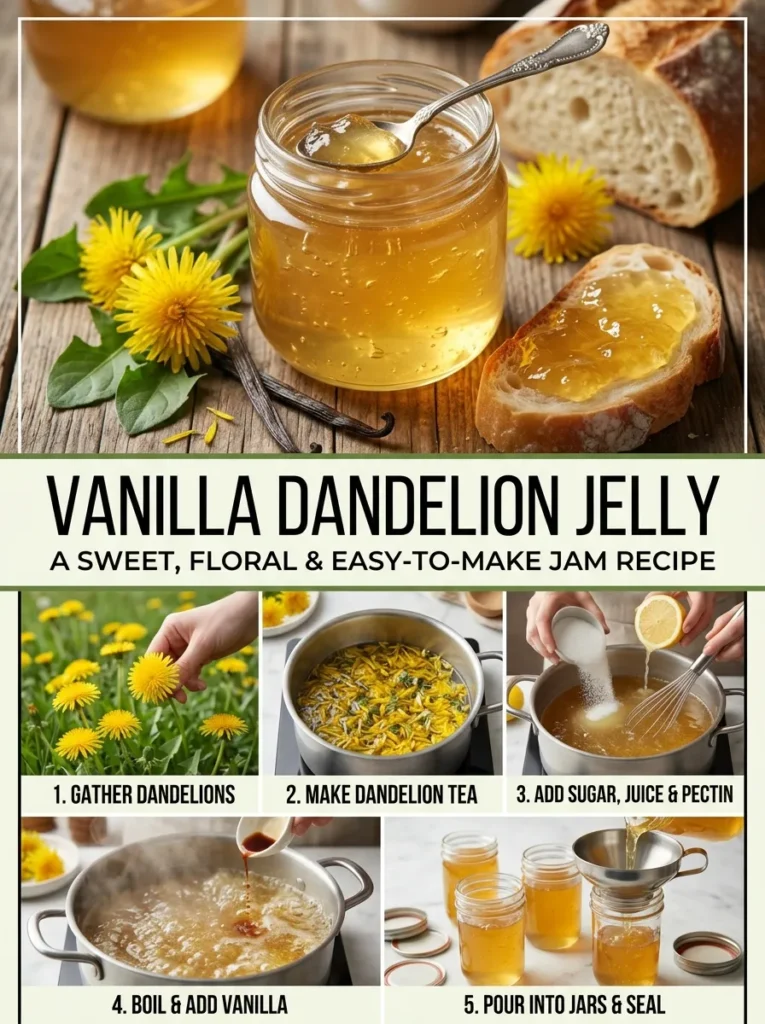 Vanilla Dandelion Jelly