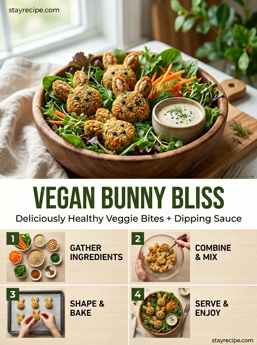 Vegan Bunny Bliss Easter Bunny Poke Cake Cake