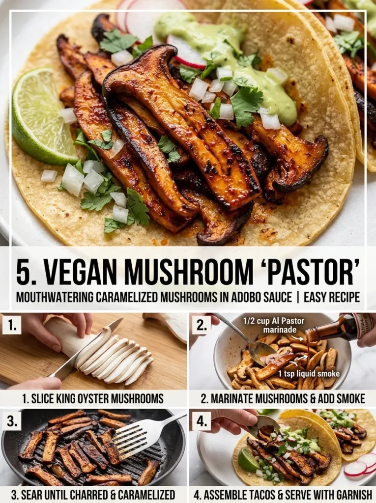 Vegan Mushroom Pastorvegan Mushroom Pastor