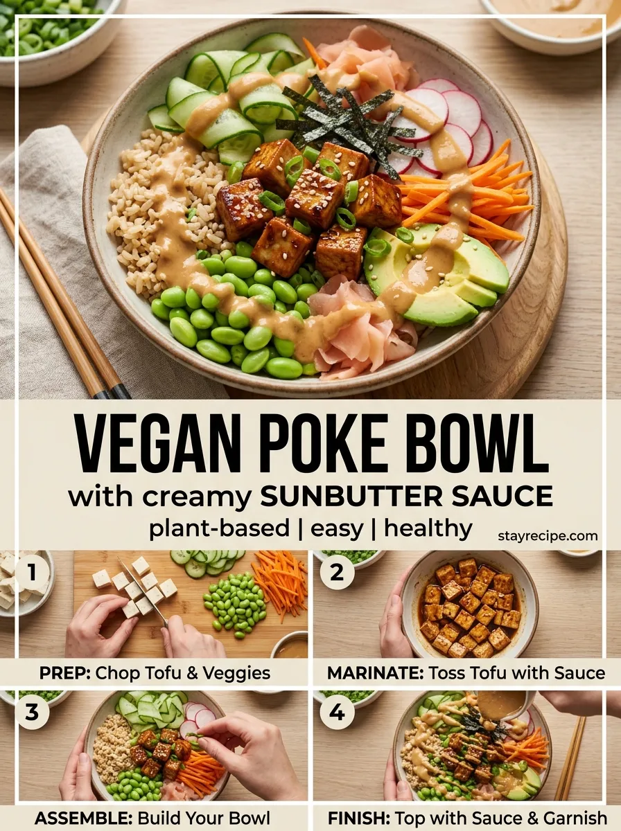 Vegan Poke Bowl With Sunbutter Sauce Summer Meals