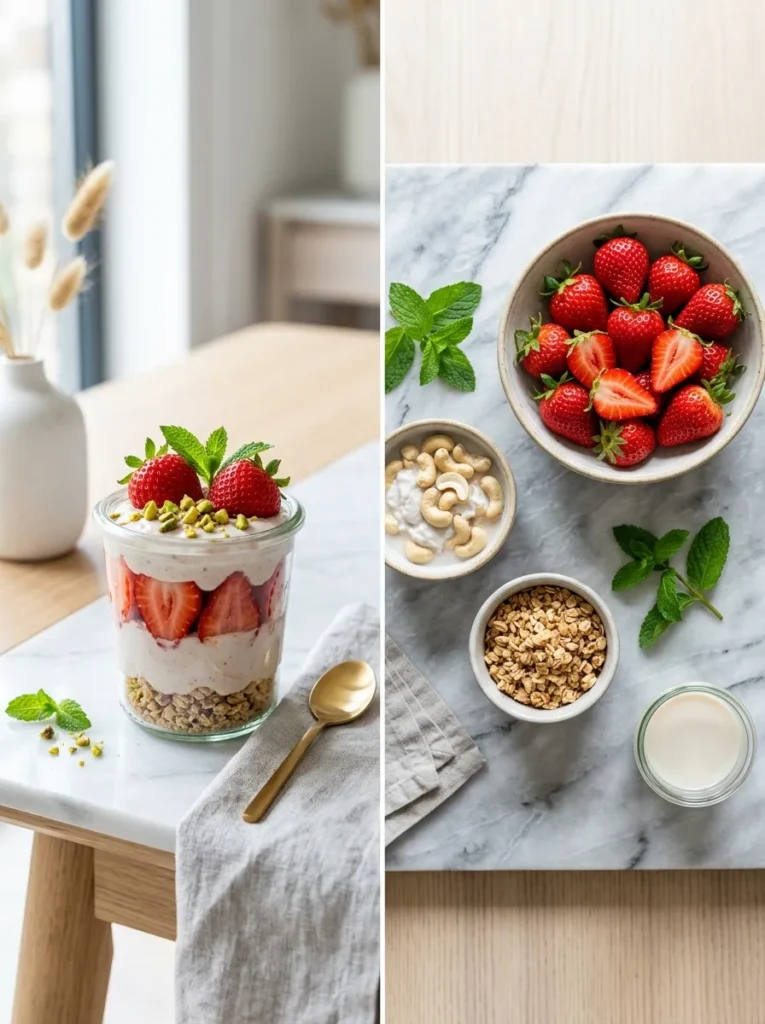 Vegan Strawberry Plant Based Delight