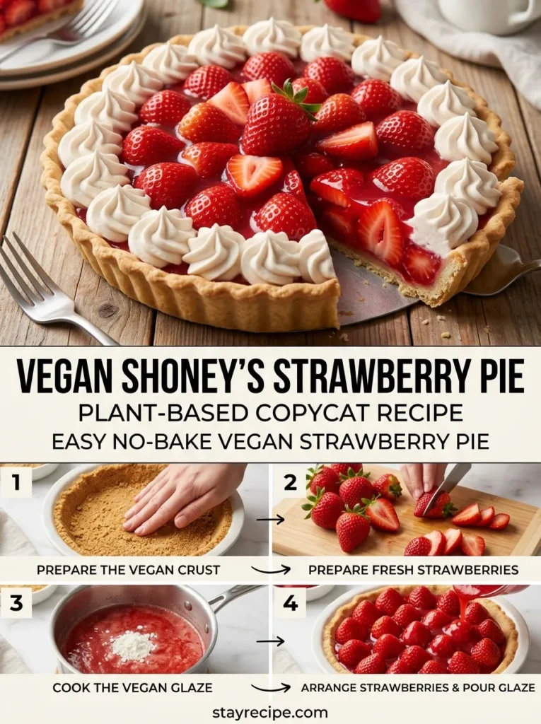 Vegan Swap With Shoneys Strawberry Pie Pie