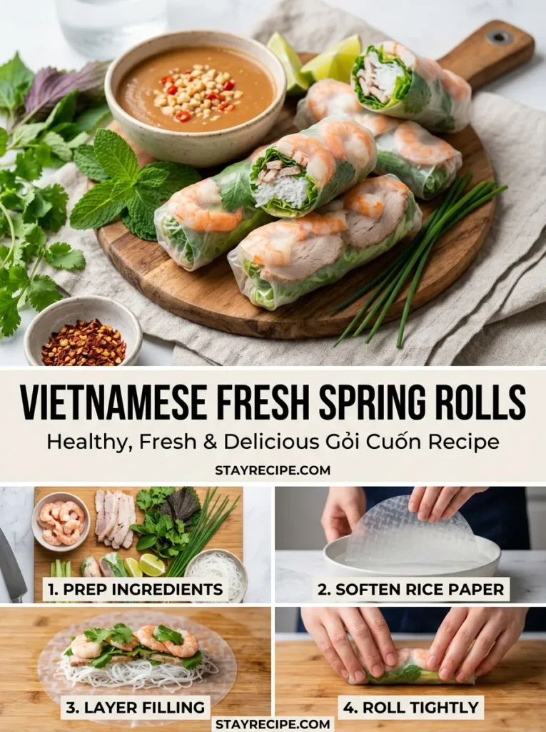 Vietnamese Fresh Spring Rolls