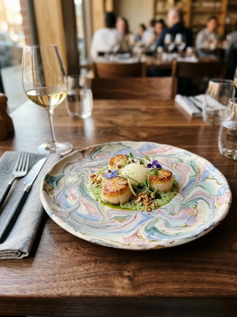 Watercolor Pastel Marbling