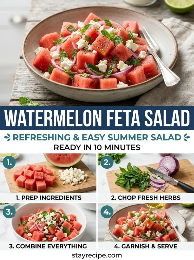 Watermelon Feta Salad Summer Salad