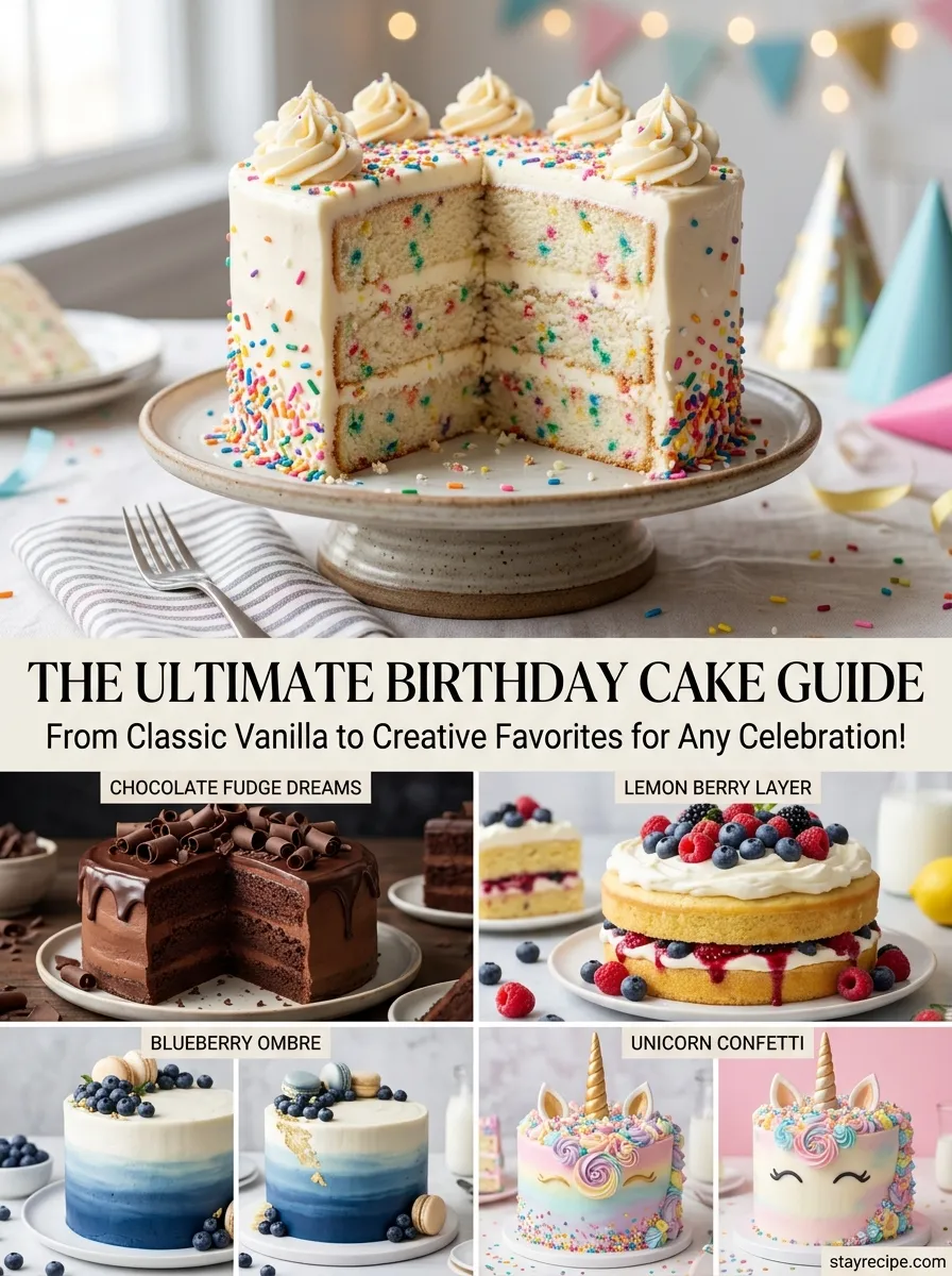 Healthy Vanilla Birthday Cake: The Best Easy & Moist Step-by-Step Guide