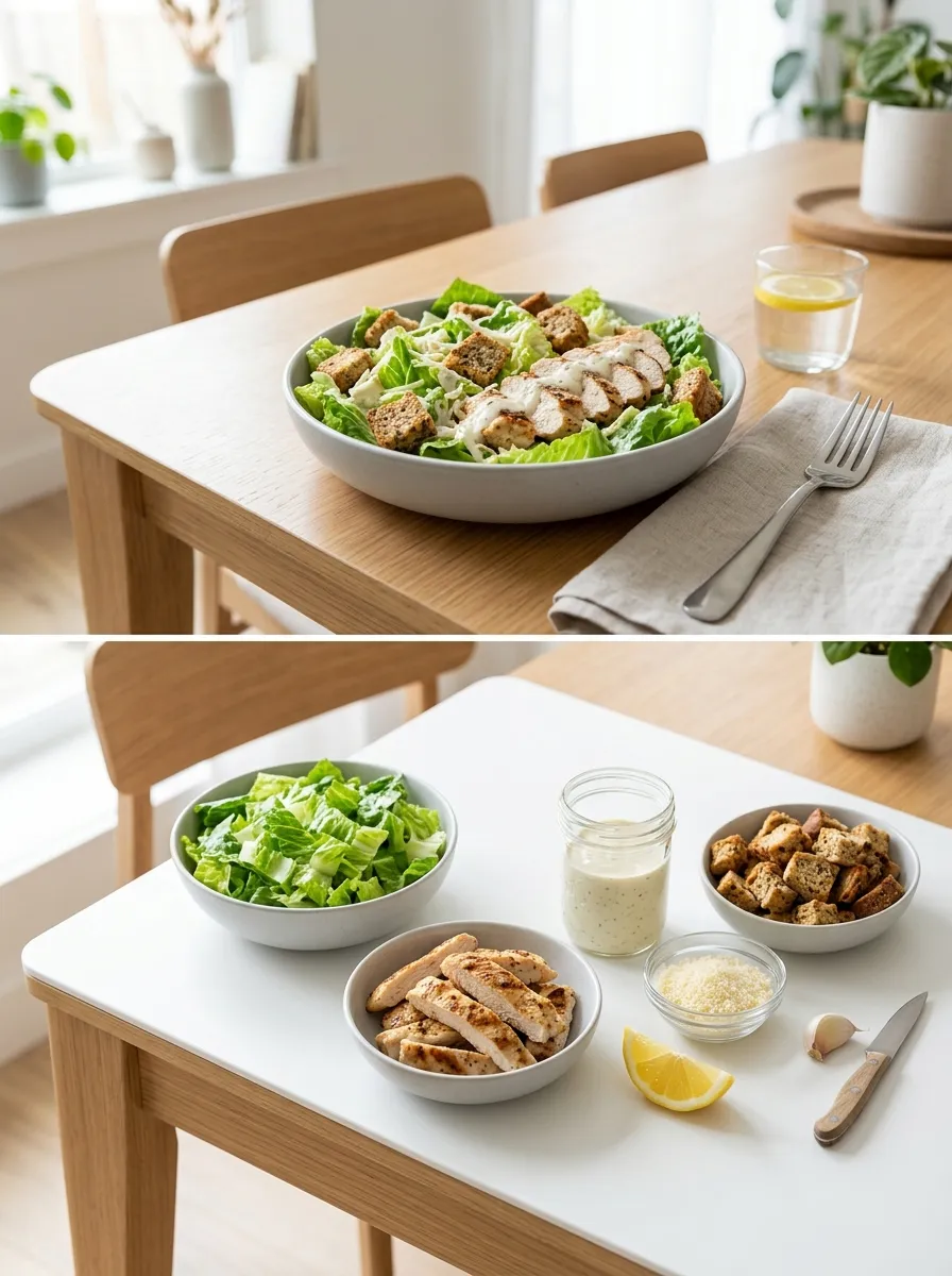 The Best Healthy Cesar Salad: An Easy Step-by-Step Guide for a Quick Weeknight Dinner