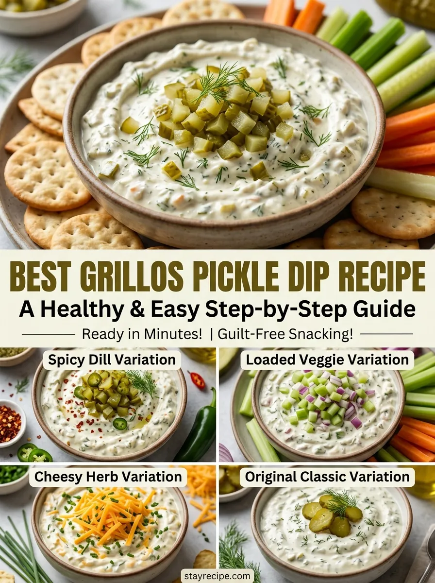 Best Grillos Pickle Dip Recipe: A Healthy & Easy Step-by-Step Guide