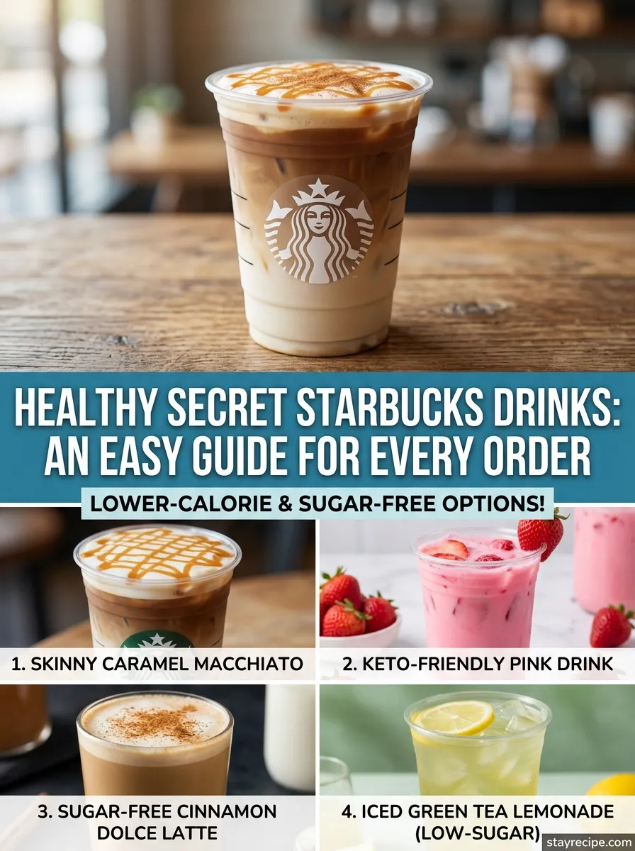 Healthy Secret Starbucks Drinks: An Easy Guide for Every Order