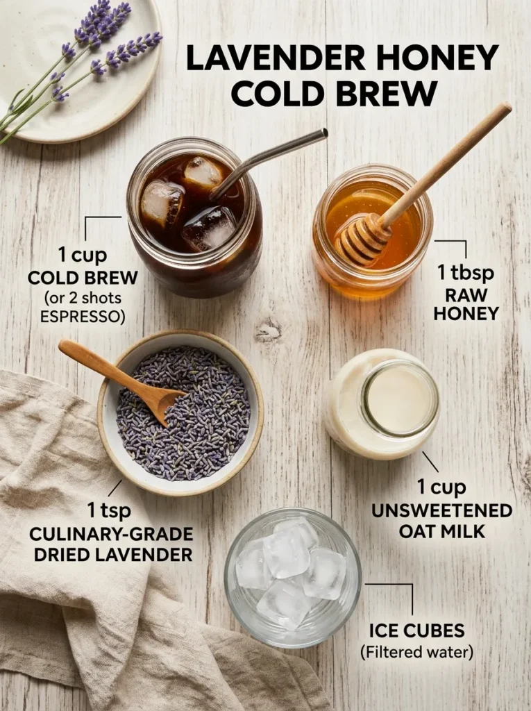 Spring Coffee Drinks Ingredients
