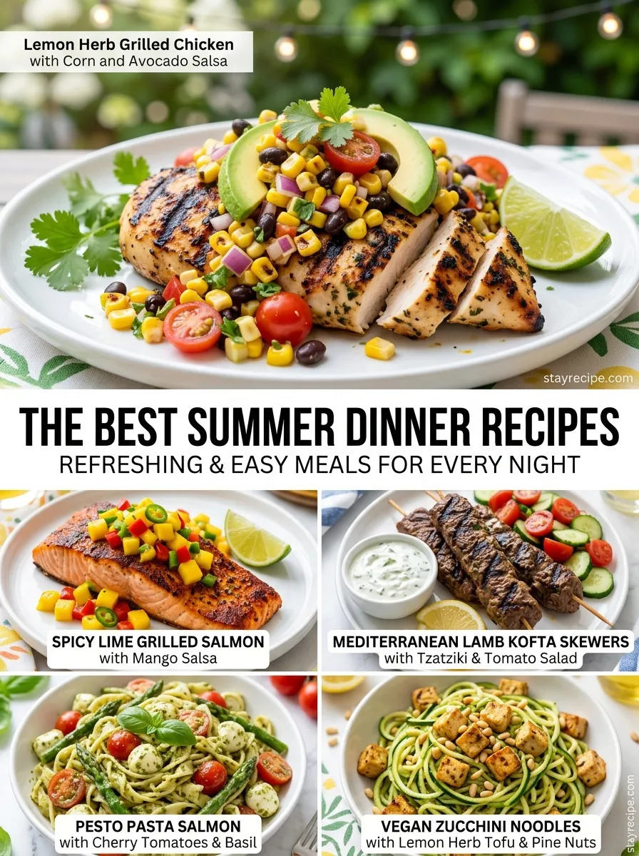 Summer Dinner Ideas for Quick & Easy Weeknight Meals