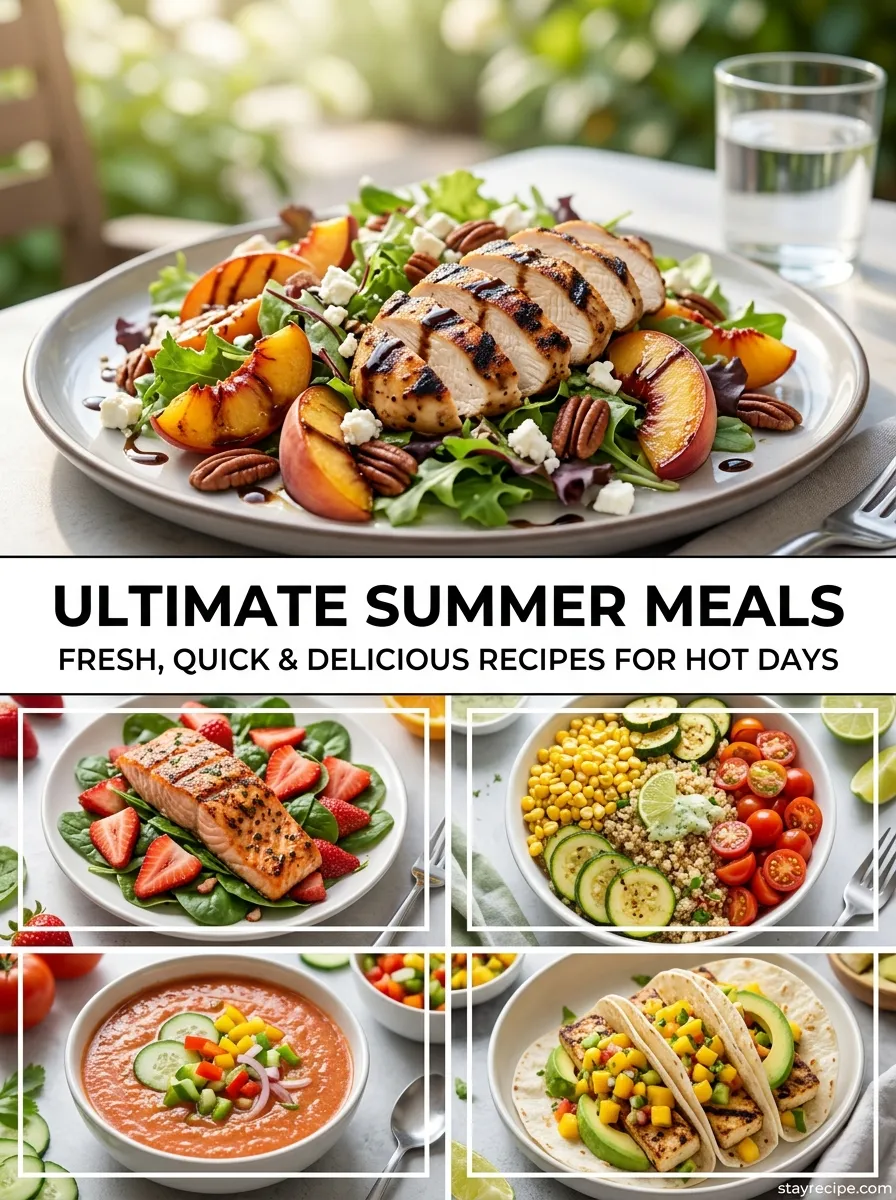 Summer Meal Ideas for Quick & Easy Weeknight Dinners